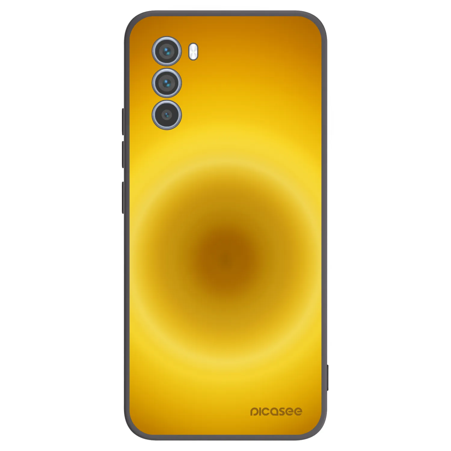 Picasee Μαύρη θήκη σιλικόνης για Motorola Moto G62 - Solar Pulse