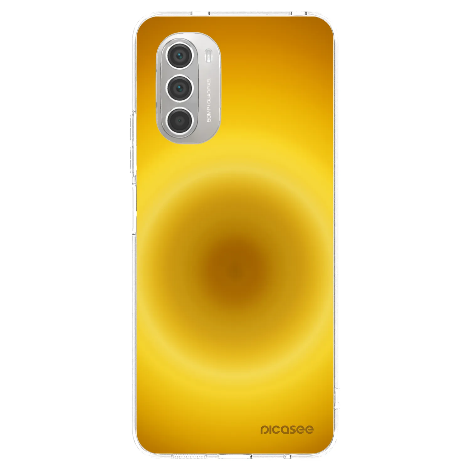 Picasee διαφανής θήκη σιλικόνης Motorola Moto G51 - Solar Pulse