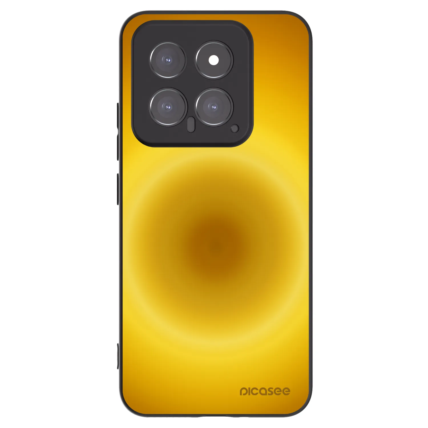 Picasee Μαύρη θήκη σιλικόνης για Xiaomi 14 - Solar Pulse