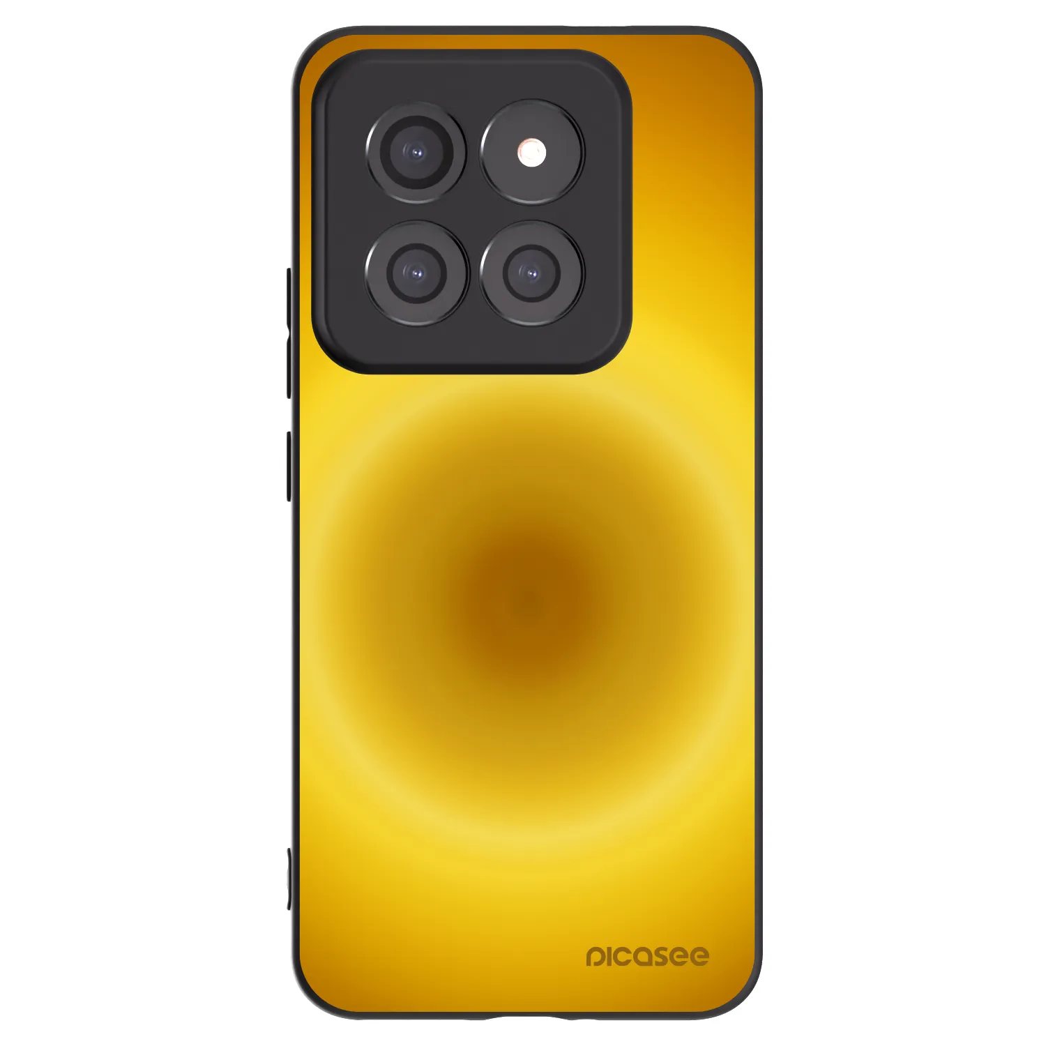 Picasee Μαύρη θήκη σιλικόνης για Xiaomi 14 Pro - Solar Pulse