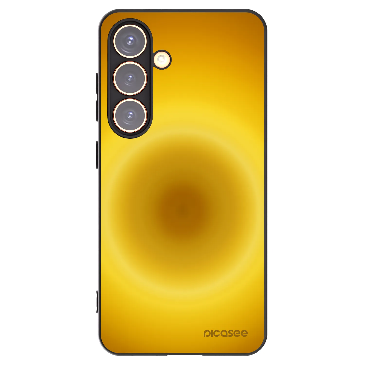 Picasee Μαύρη θήκη σιλικόνης για Samsung Galaxy S24 S921B 5G - Solar Pulse