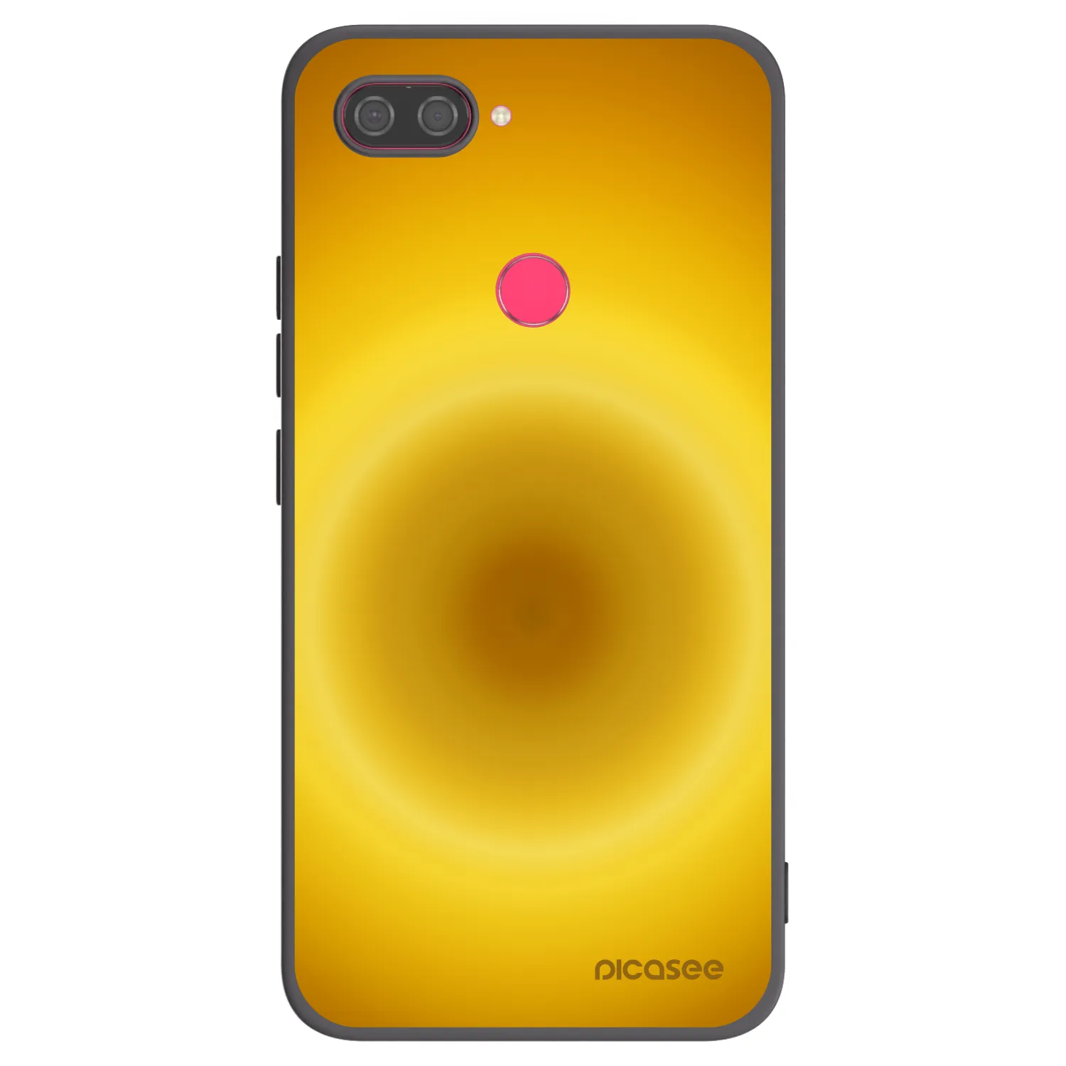 Picasee Μαύρη θήκη σιλικόνης για Xiaomi Mi 8 Lite - Solar Pulse