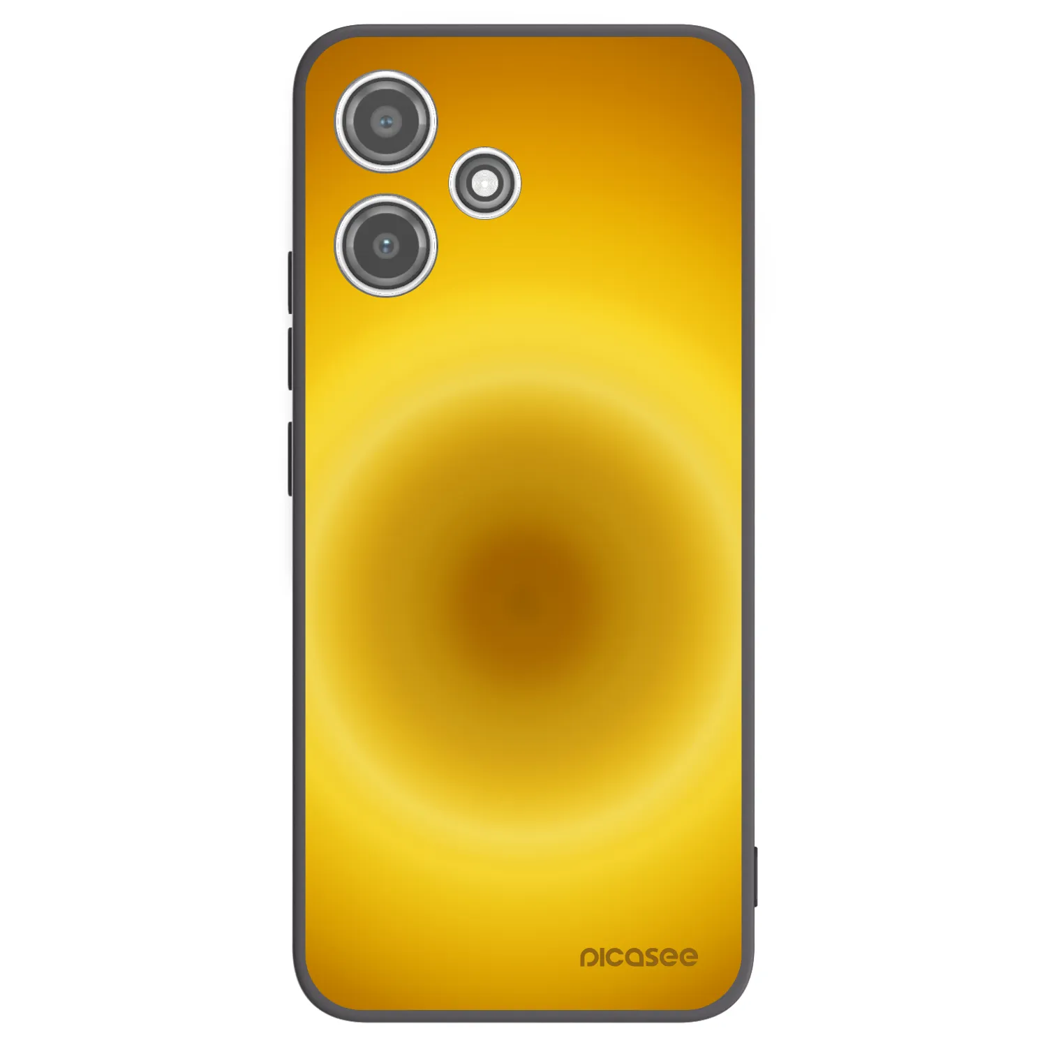 Picasee Μαύρη θήκη σιλικόνης για Xiaomi Redmi 12 5G - Solar Pulse