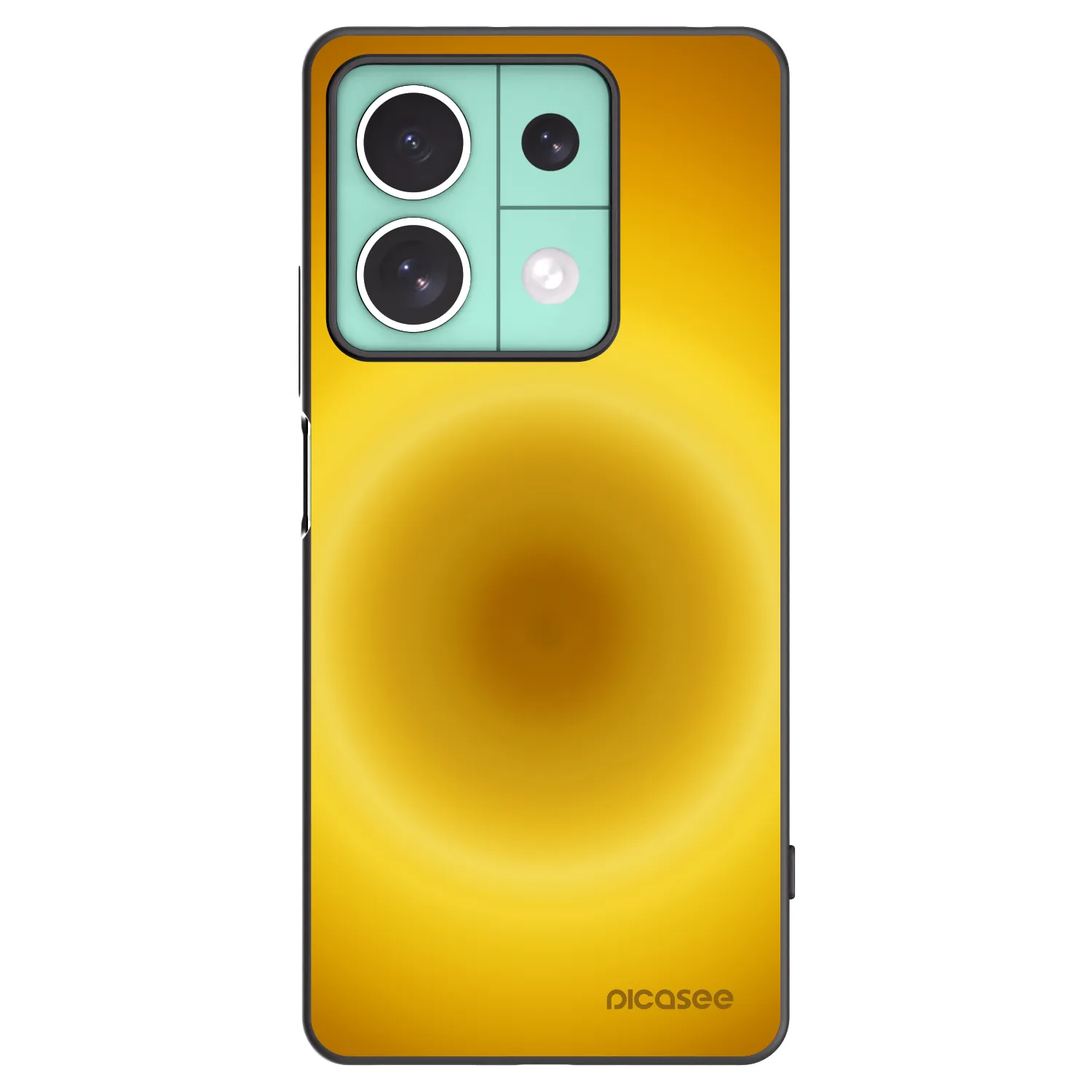 Picasee Μαύρη θήκη σιλικόνης για Xiaomi Redmi Note 13 5G - Solar Pulse