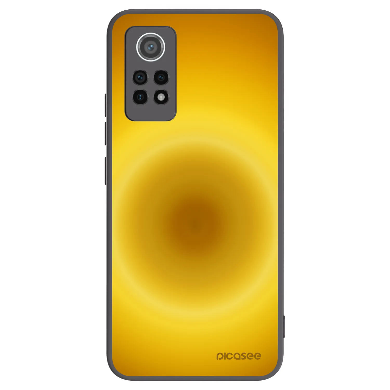 Picasee Μαύρη θήκη σιλικόνης για Xiaomi Redmi Note 12 Pro 4G - Solar Pulse
