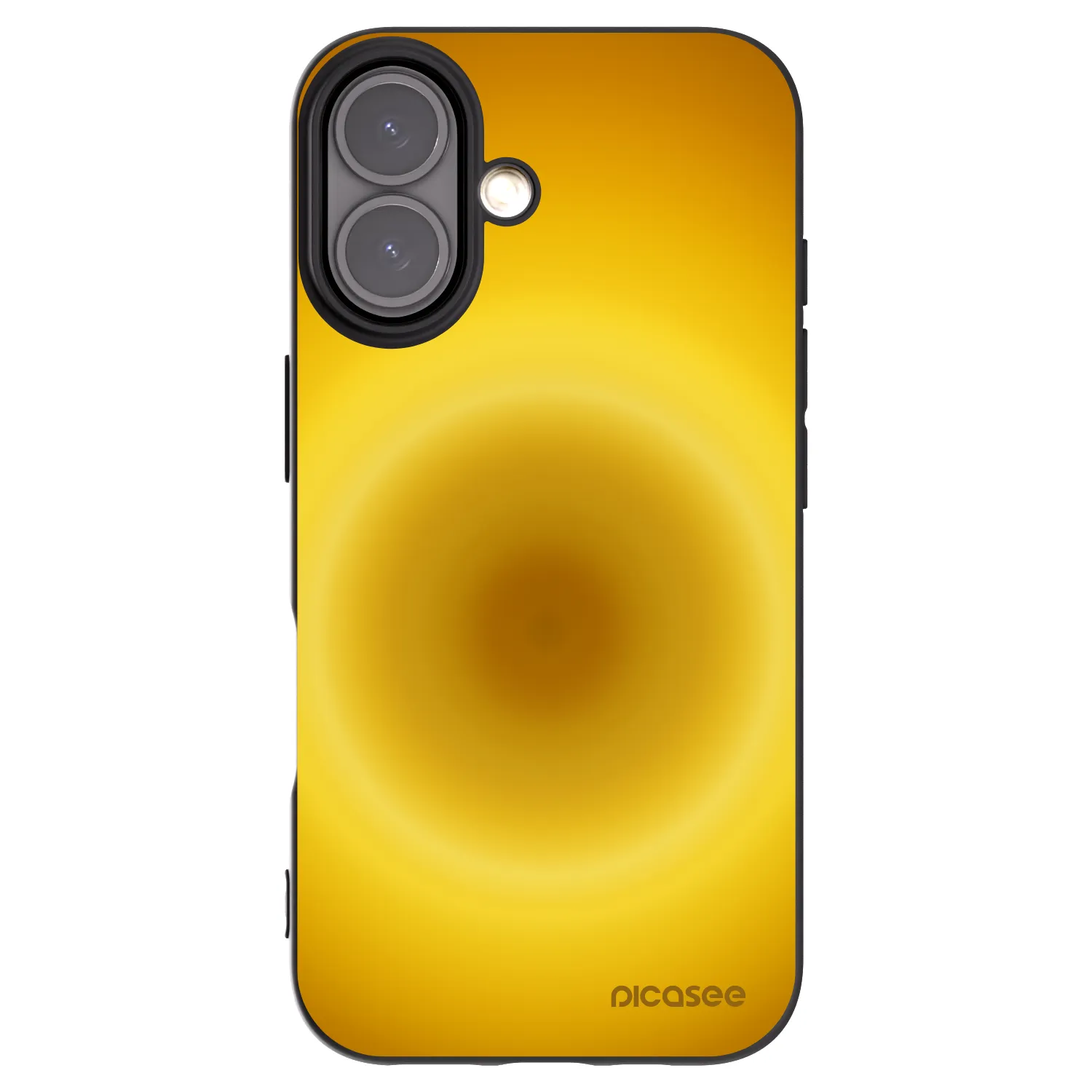 Picasee Μαύρη θήκη σιλικόνης για Apple iPhone 16 - Solar Pulse