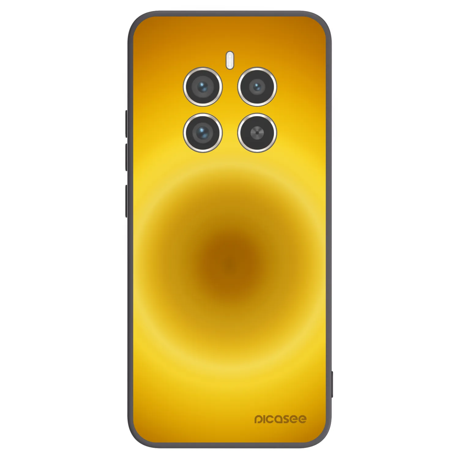 Picasee Μαύρη θήκη σιλικόνης για Realme 12 Pro 5G - Solar Pulse