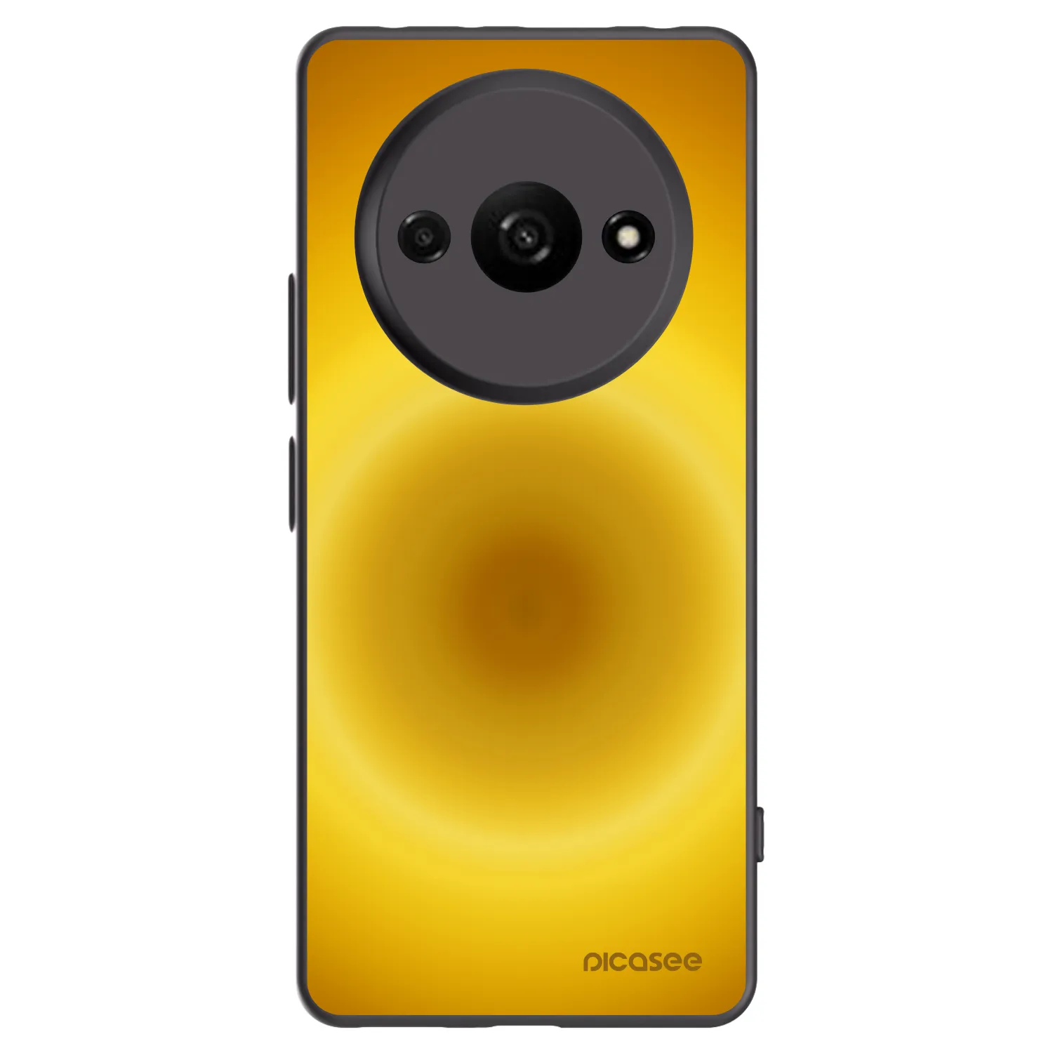 Picasee Μαύρη θήκη σιλικόνης για Xiaomi Redmi A3 - Solar Pulse