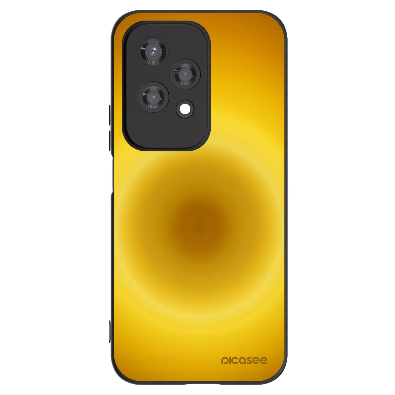 Picasee Μαύρη θήκη σιλικόνης για Honor 200 Lite - Solar Pulse