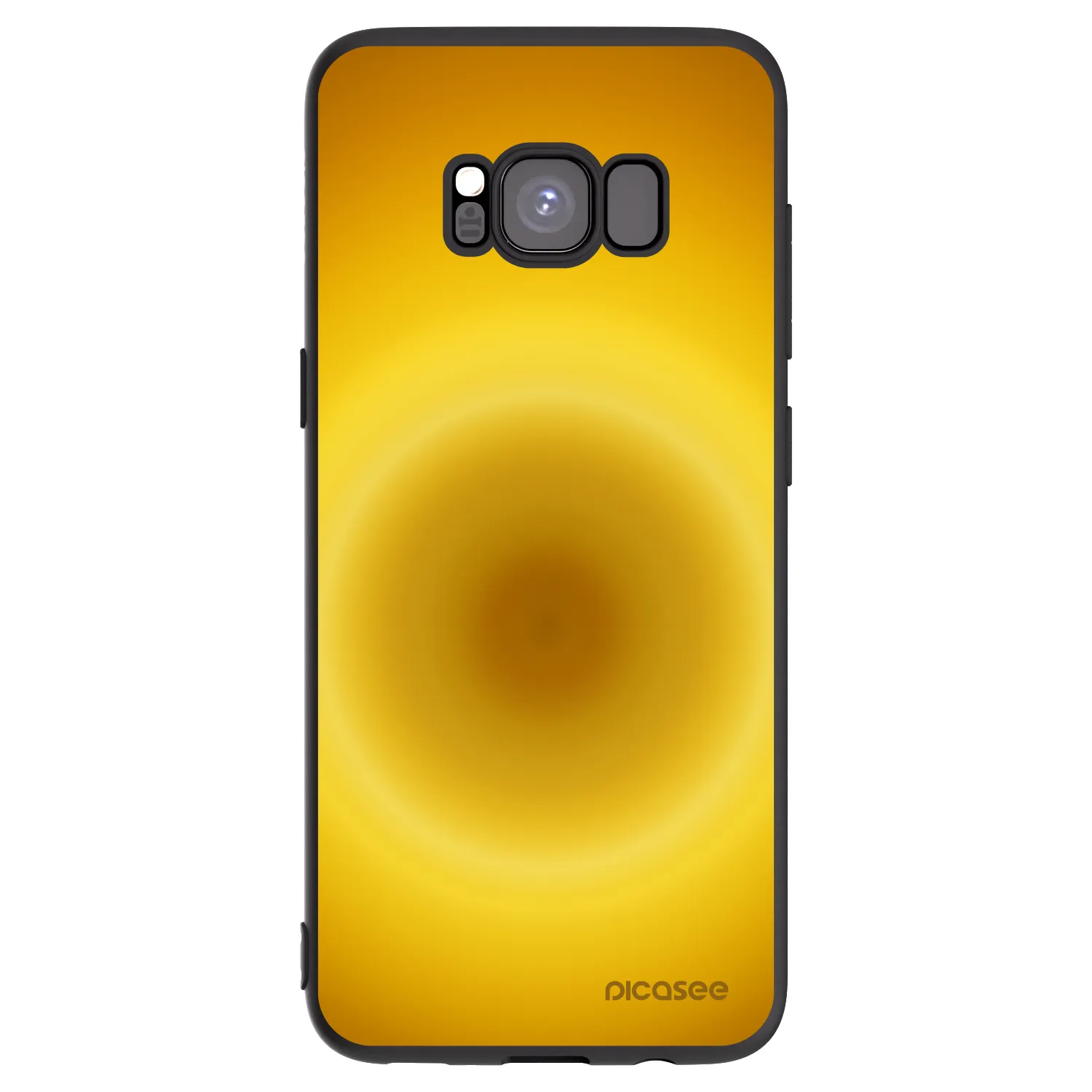 Picasee Μαύρη θήκη σιλικόνης για Samsung Galaxy S8 G950F - Solar Pulse