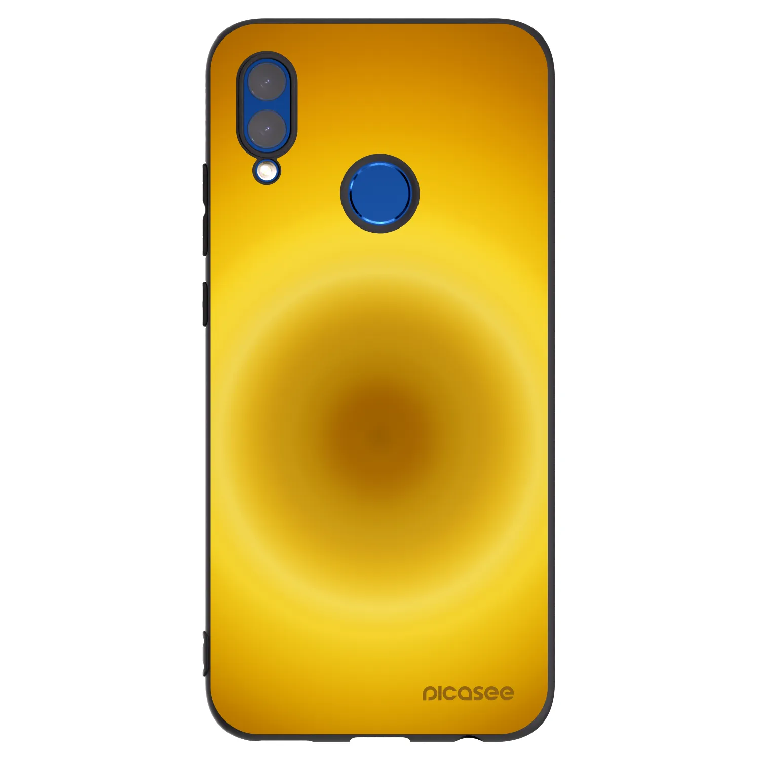 Picasee Μαύρη θήκη σιλικόνης για Honor 10 Lite - Solar Pulse