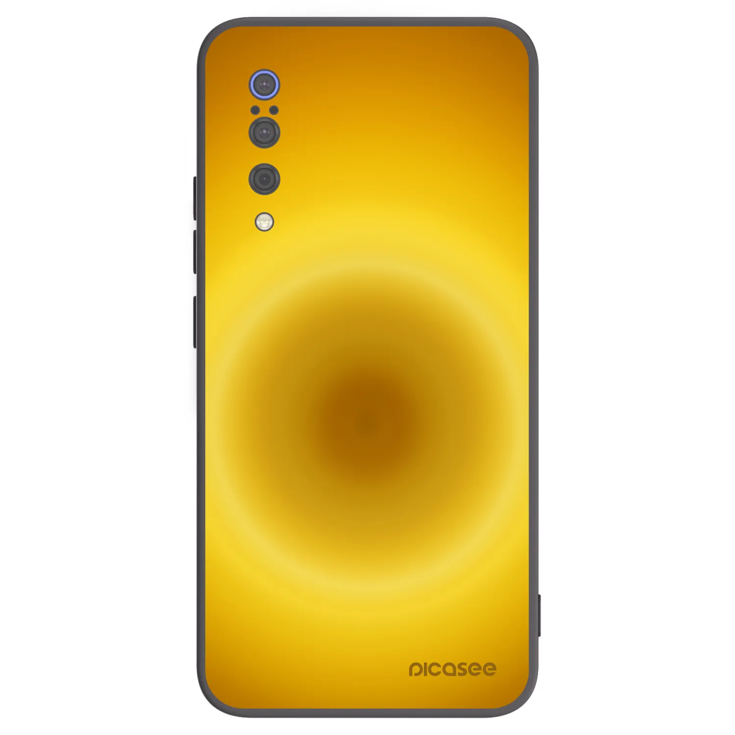Picasee Μαύρη θήκη σιλικόνης για Xiaomi Mi 9 - Solar Pulse