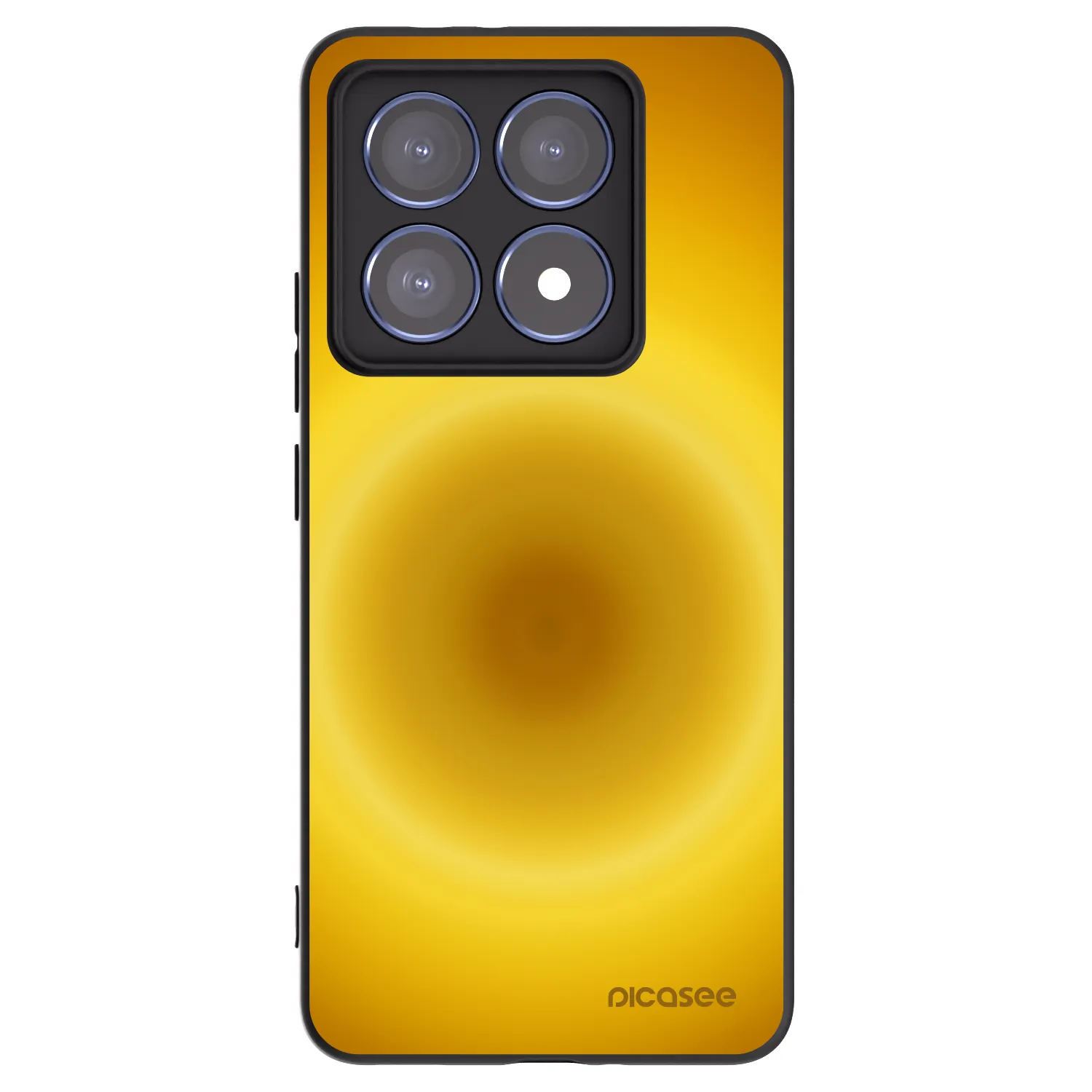 Picasee Μαύρη θήκη σιλικόνης για Xiaomi 14T Pro - Solar Pulse