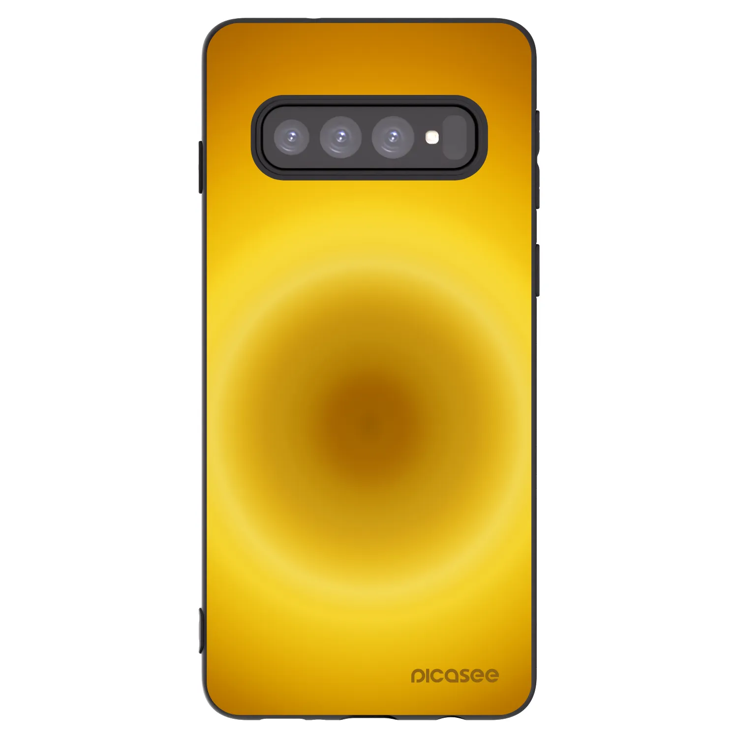 Picasee Μαύρη θήκη σιλικόνης για Samsung Galaxy S10 G973 - Solar Pulse