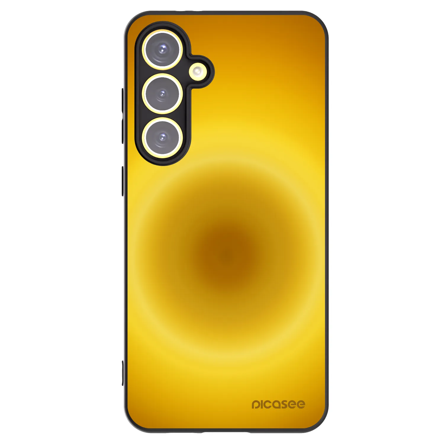 Picasee Μαύρη θήκη σιλικόνης για Samsung Galaxy S24 FE S721B - Solar Pulse