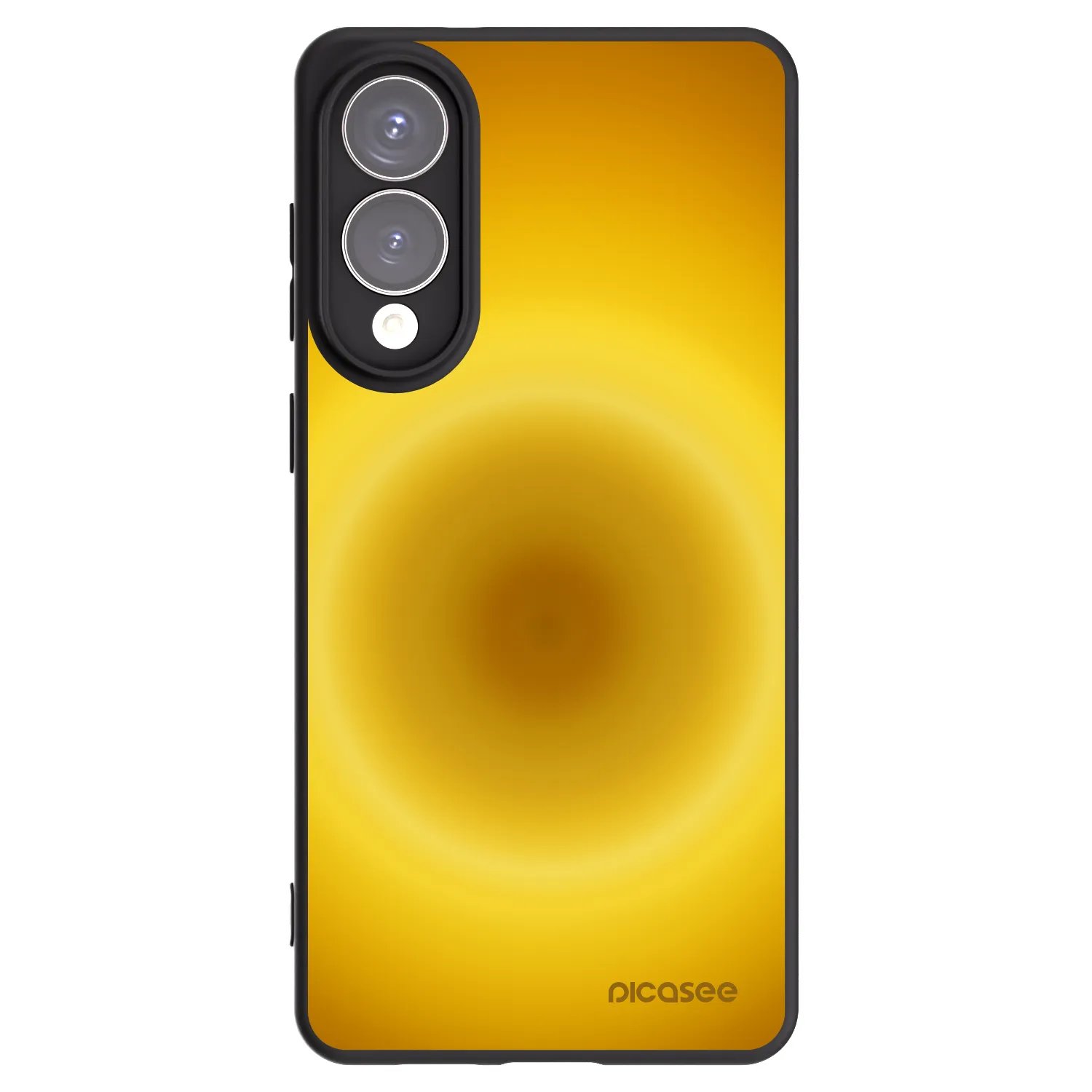 Picasee Μαύρη θήκη σιλικόνης για Samsung Galaxy S25 Edge 5G - Solar Pulse