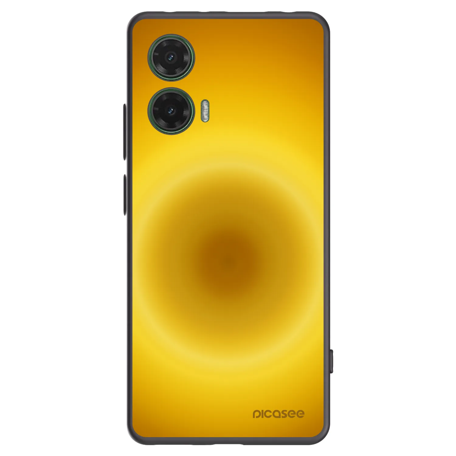 Picasee Μαύρη θήκη σιλικόνης για Motorola Moto G35 5G - Solar Pulse