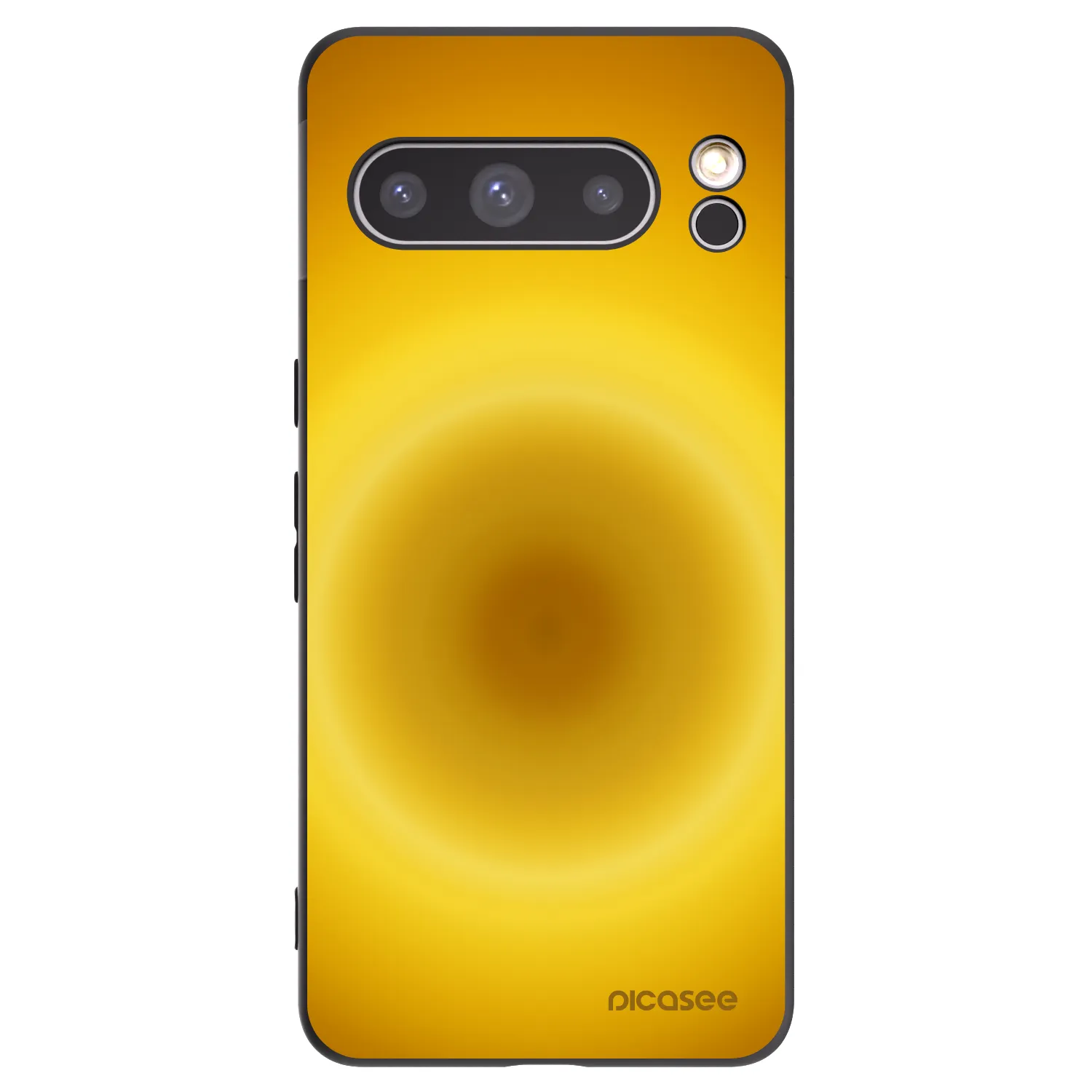 Picasee Μαύρη θήκη σιλικόνης για Google Pixel 8 Pro - Solar Pulse