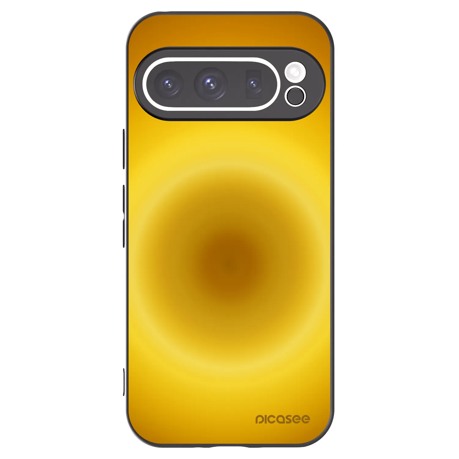 Picasee Μαύρη θήκη σιλικόνης για Google Pixel 9 Pro - Solar Pulse