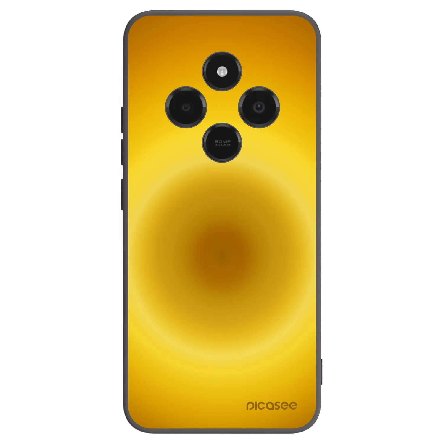 Picasee Μαύρη θήκη σιλικόνης για Xiaomi Poco C75 - Solar Pulse