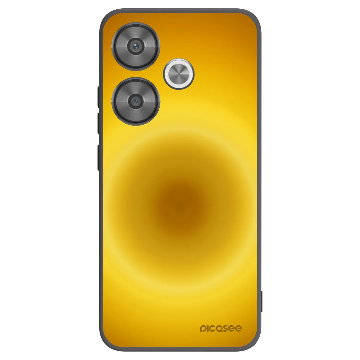 Picasee Μαύρη θήκη σιλικόνης για Xiaomi Poco F6 - Solar Pulse