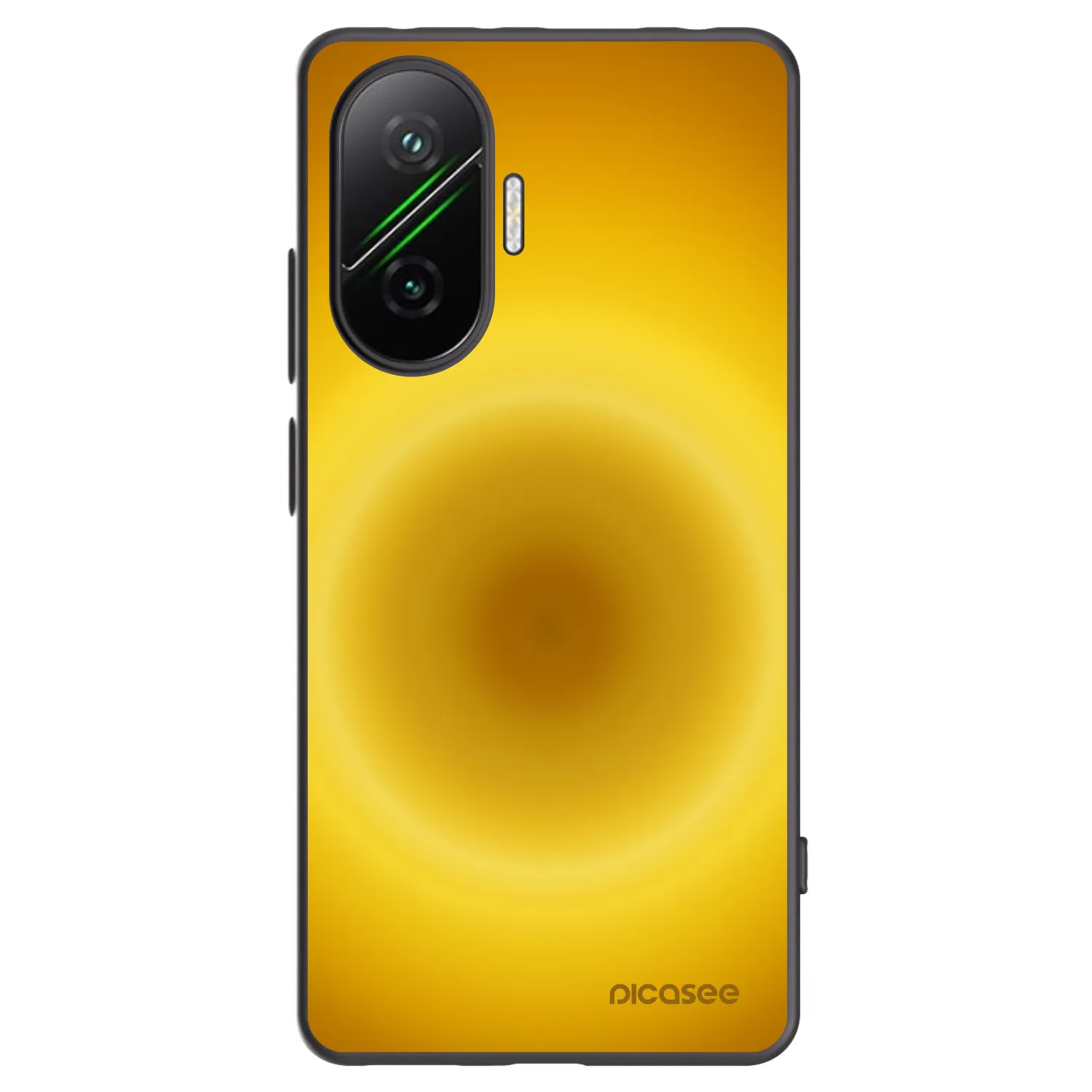 Picasee Μαύρη θήκη σιλικόνης για Xiaomi Poco F7 5G - Solar Pulse