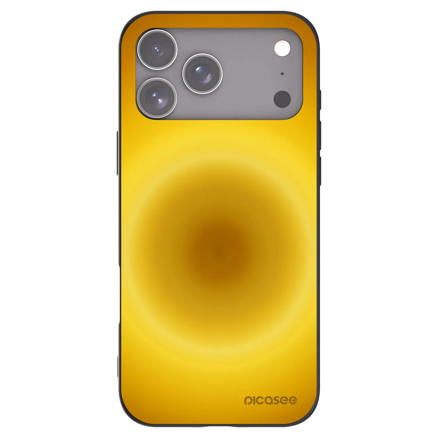 Picasee Μαύρη θήκη σιλικόνης για Apple iPhone 17 Pro Max - Solar Pulse