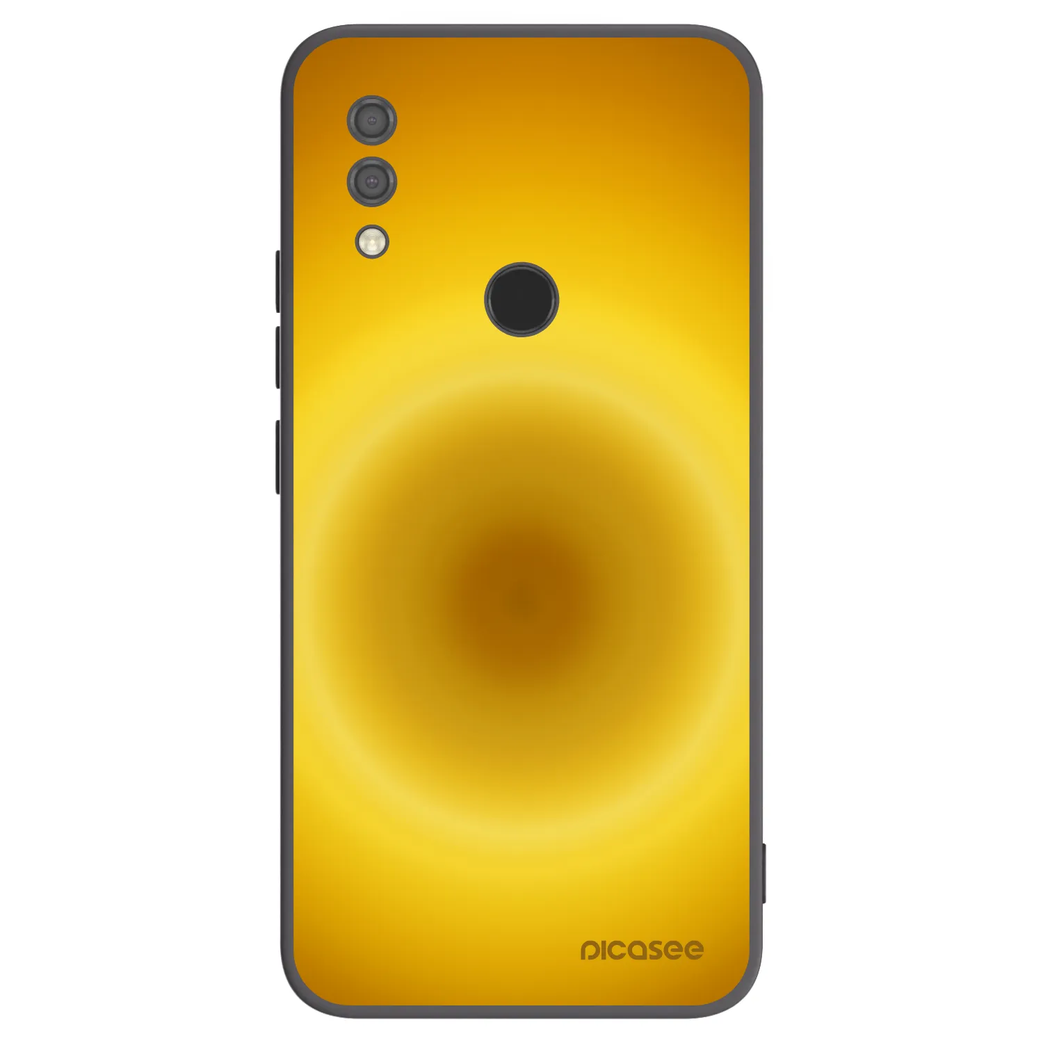 Picasee Μαύρη θήκη σιλικόνης για Xiaomi Redmi 7 - Solar Pulse