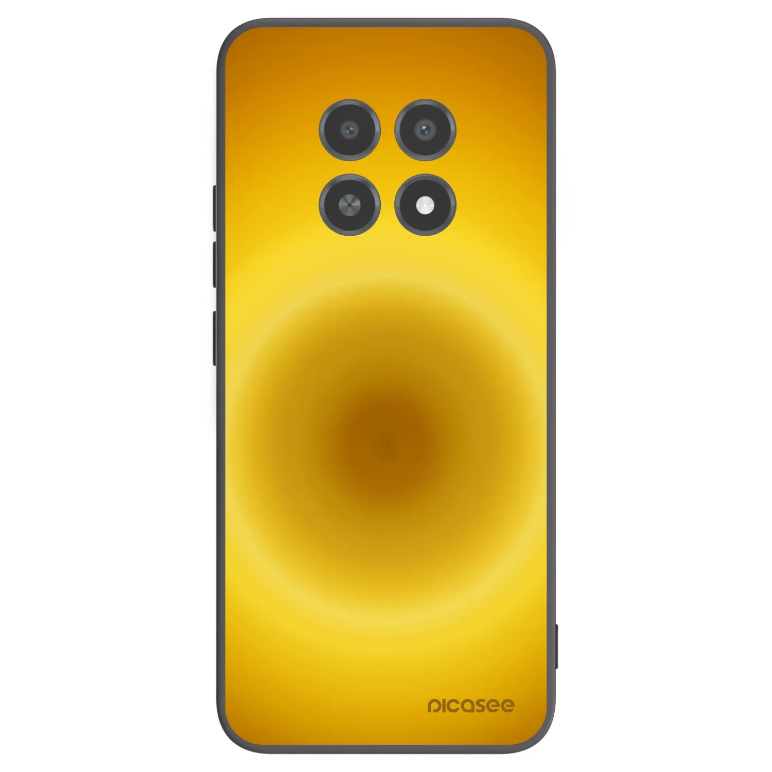 Picasee Μαύρη θήκη σιλικόνης για Realme 12X - Solar Pulse