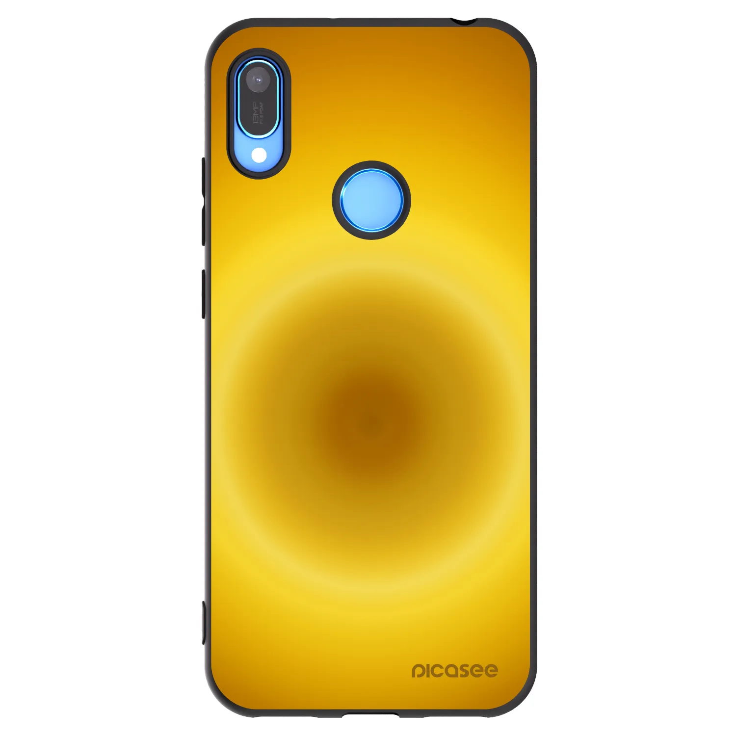 Picasee Μαύρη θήκη σιλικόνης για Huawei Y6 2019 - Solar Pulse