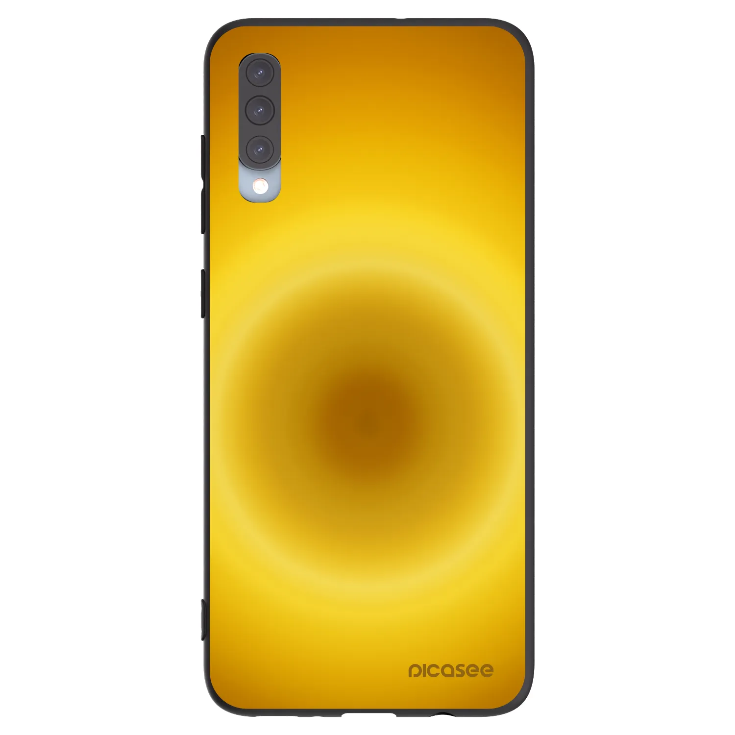 Picasee Μαύρη θήκη σιλικόνης για Samsung Galaxy A70 A705F - Solar Pulse