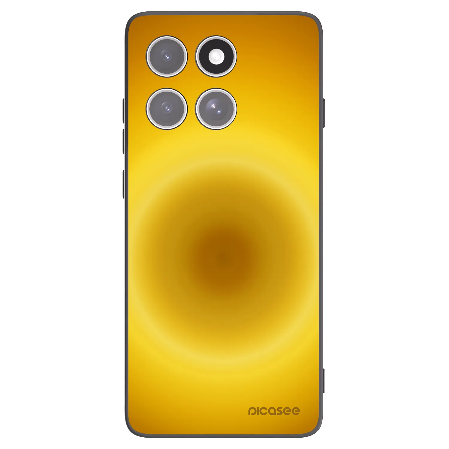 Picasee Μαύρη θήκη σιλικόνης για Motorola Edge 60 Fusion - Solar Pulse