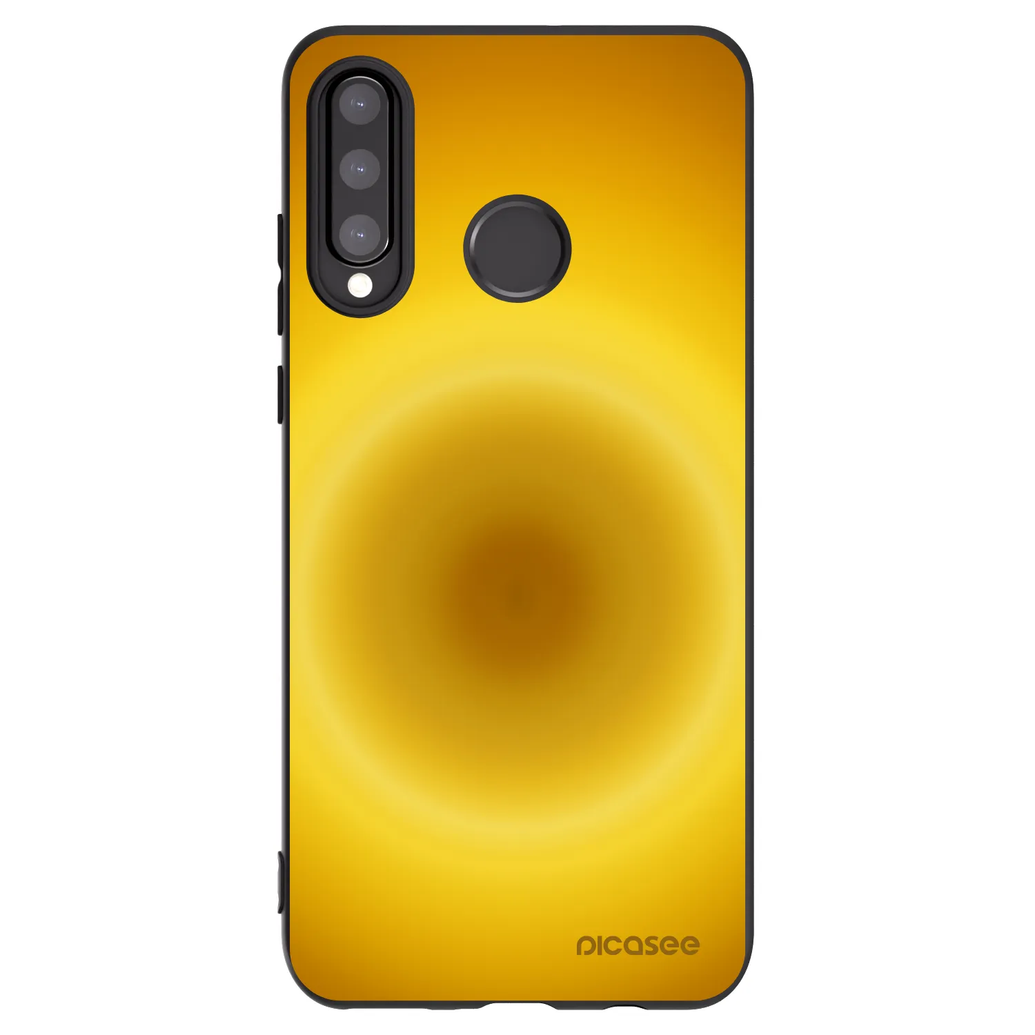 Picasee Μαύρη θήκη σιλικόνης για Huawei P30 Lite - Solar Pulse