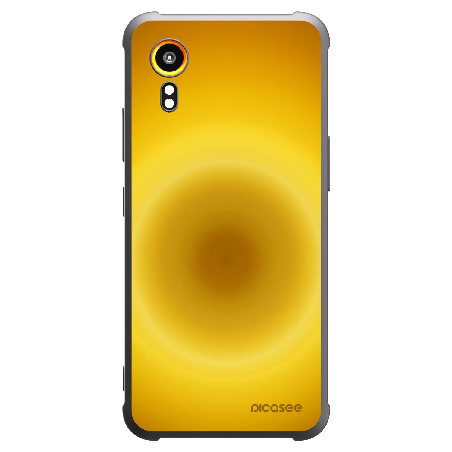 Picasee Μαύρη θήκη σιλικόνης για Samsung Galaxy Xcover 7 - Solar Pulse