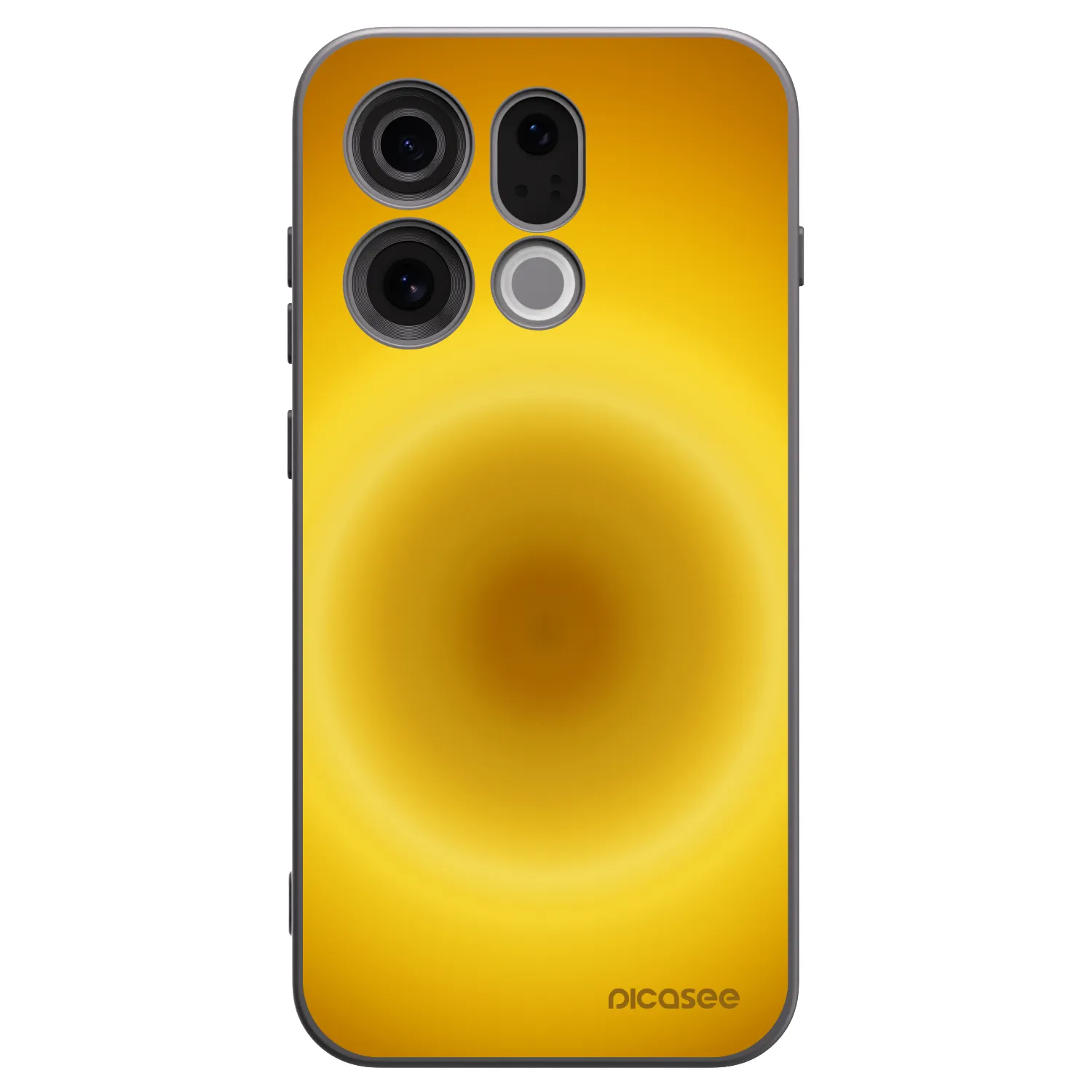 Picasee Μαύρη θήκη σιλικόνης για OPPO Find X9 - Solar Pulse