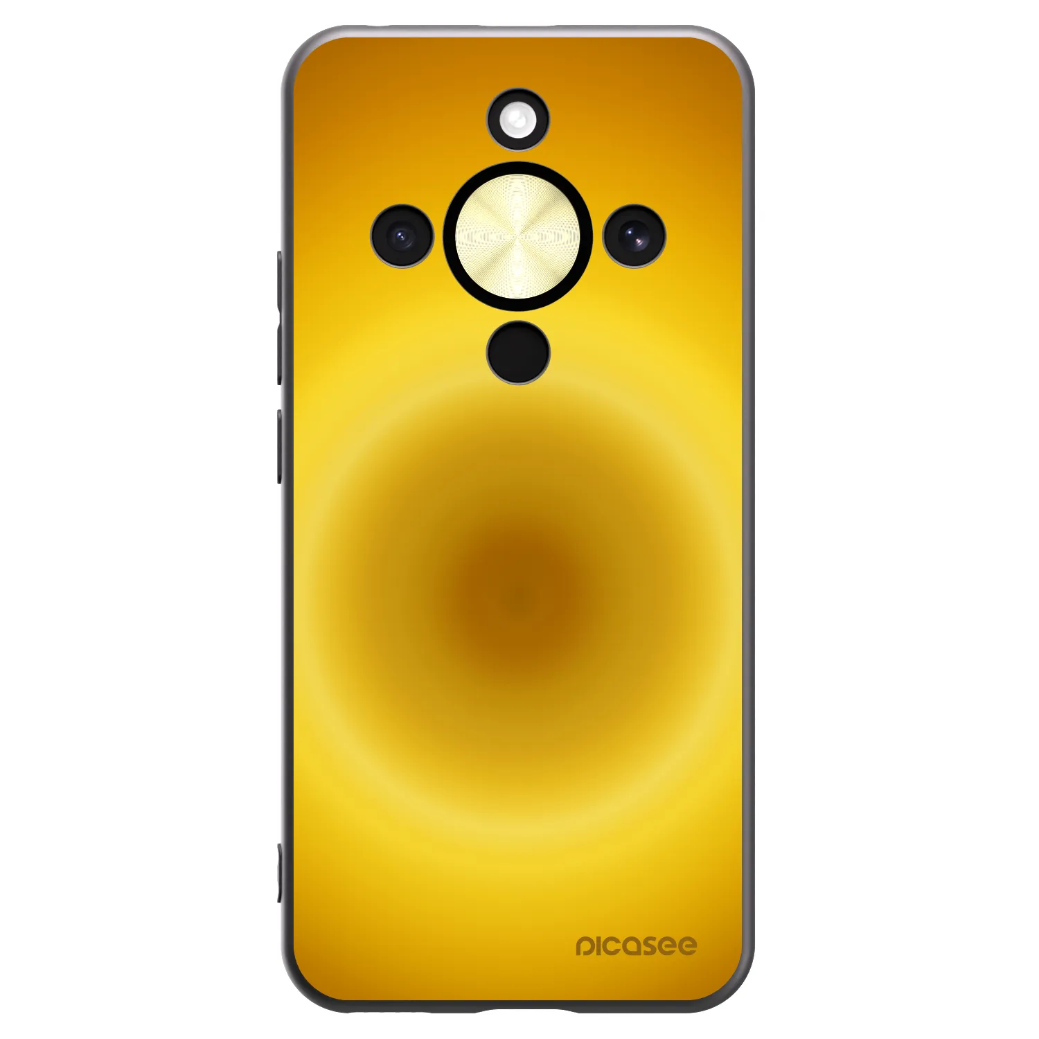 Picasee Μαύρη θήκη σιλικόνης για Honor Magic8 Lite 5G - Solar Pulse