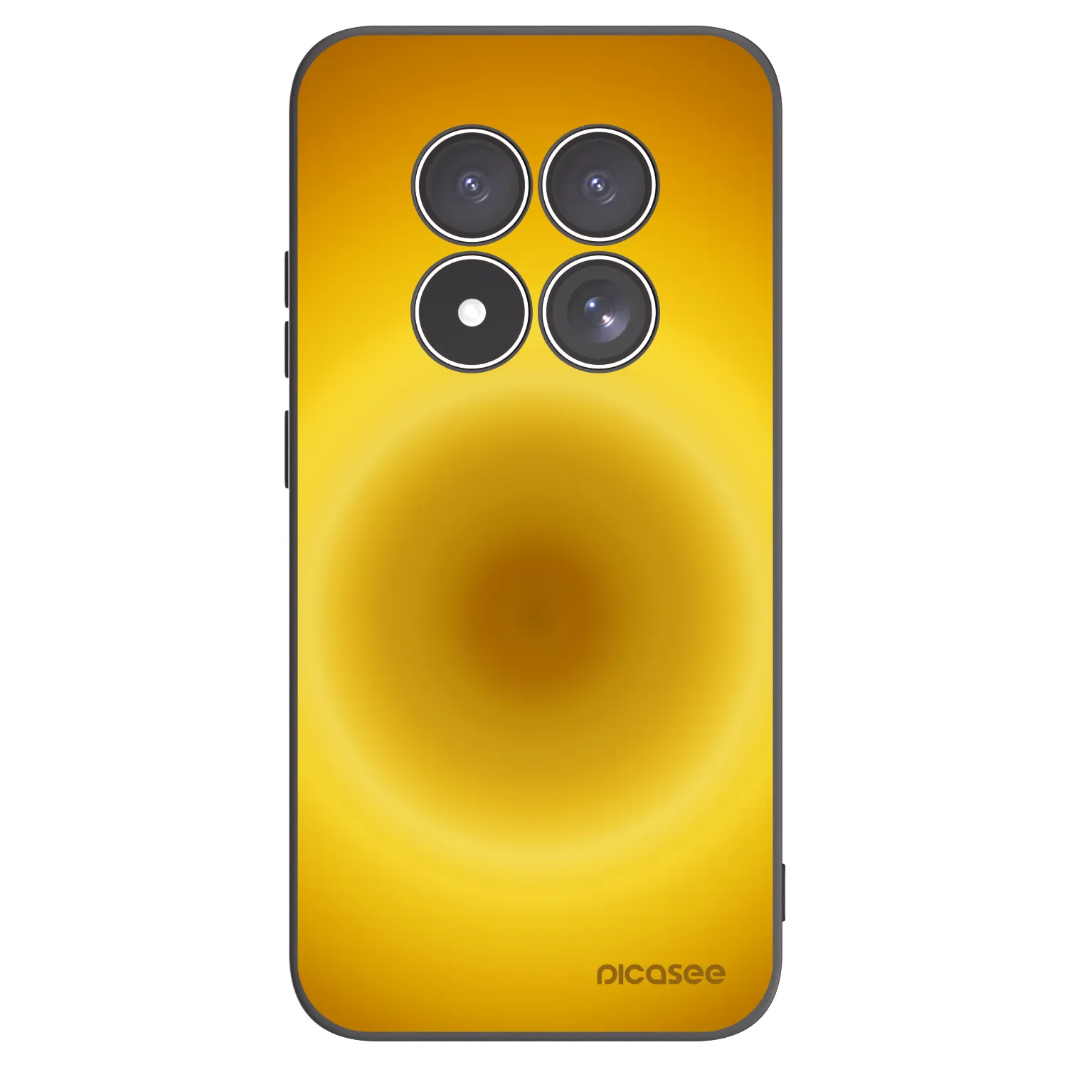 Picasee Μαύρη θήκη σιλικόνης για Xiaomi Redmi Note 15 Pro 5G - Solar Pulse