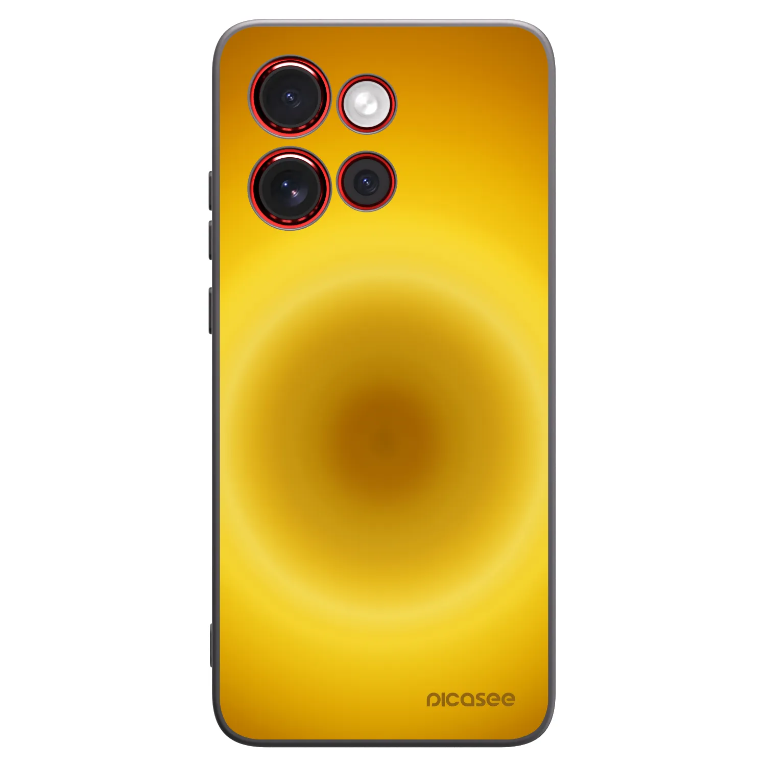 Picasee Μαύρη θήκη σιλικόνης για Motorola Edge 60 Neo 5G - Solar Pulse