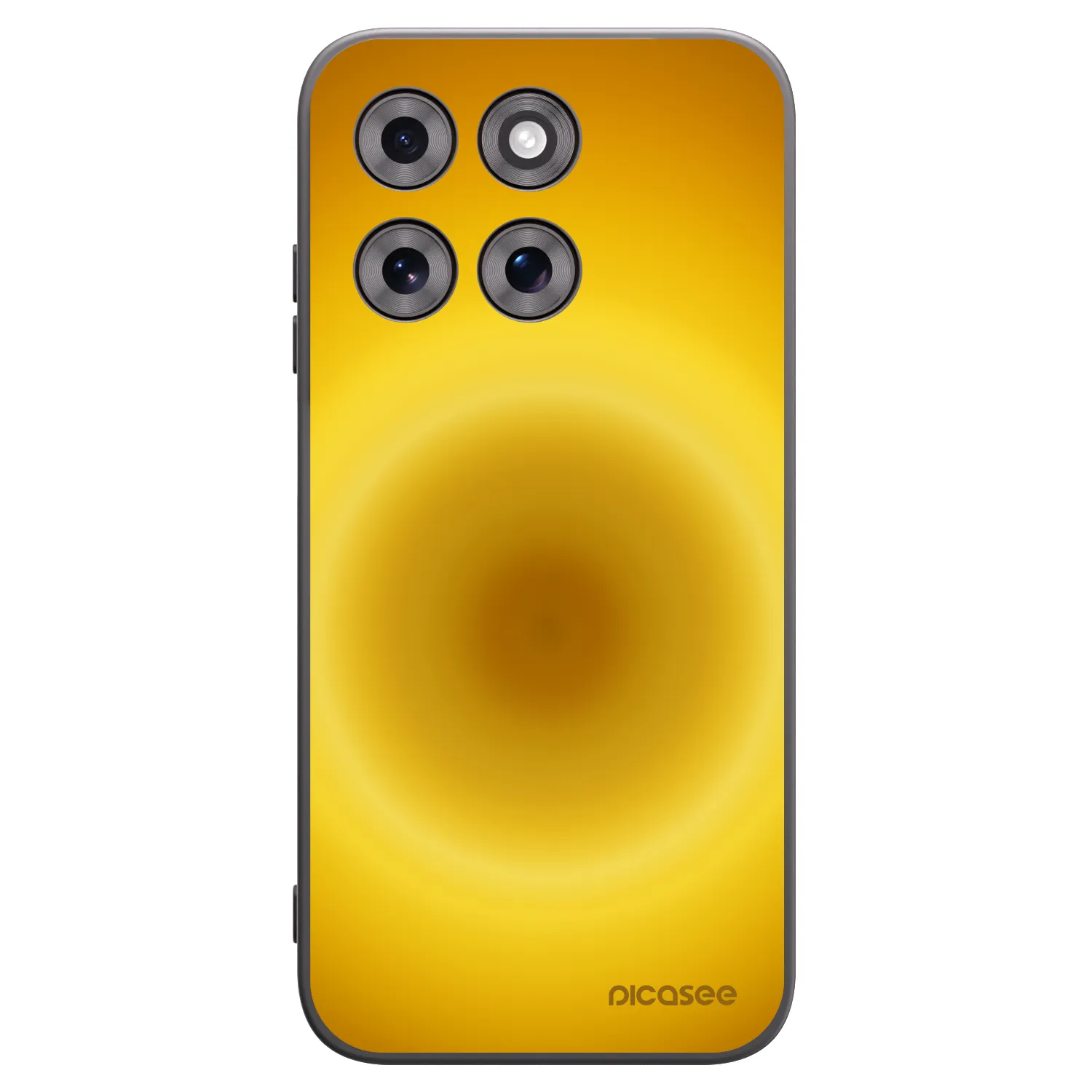 Picasee Μαύρη θήκη σιλικόνης για Motorola Moto G77 - Solar Pulse