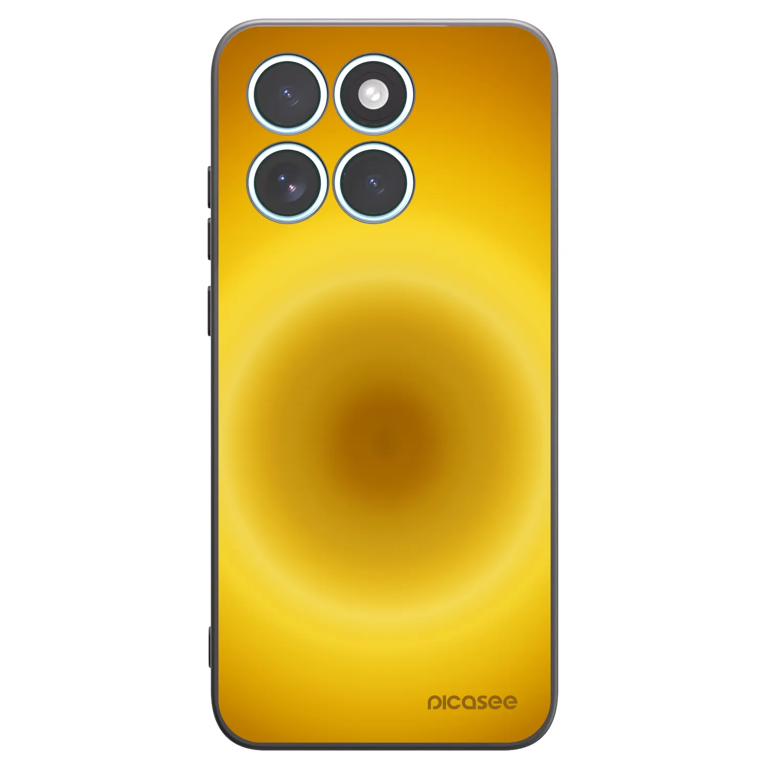 Picasee Μαύρη θήκη σιλικόνης για Motorola Edge 70 Fusion - Solar Pulse