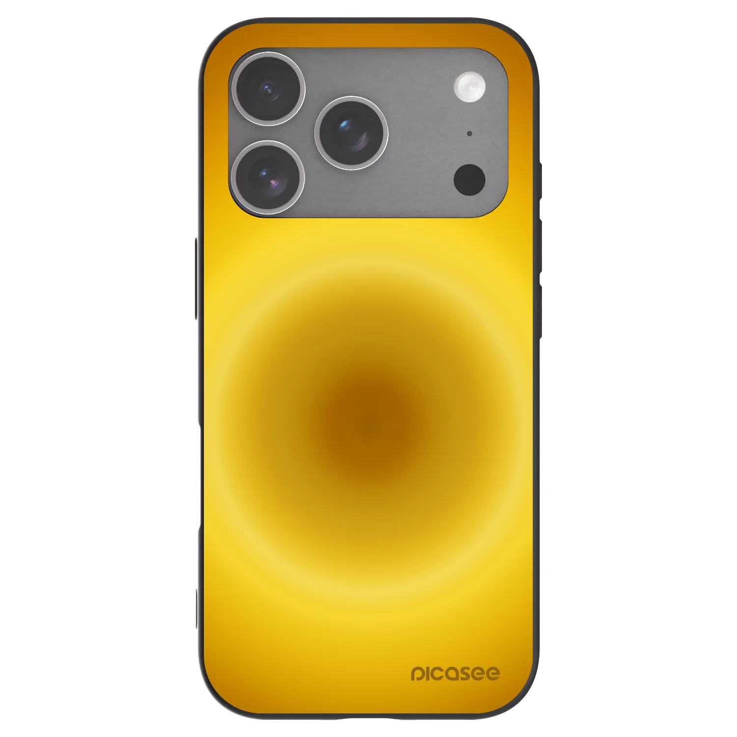 Picasee Μαύρη θήκη σιλικόνης για Apple iPhone 18 Pro - Solar Pulse
