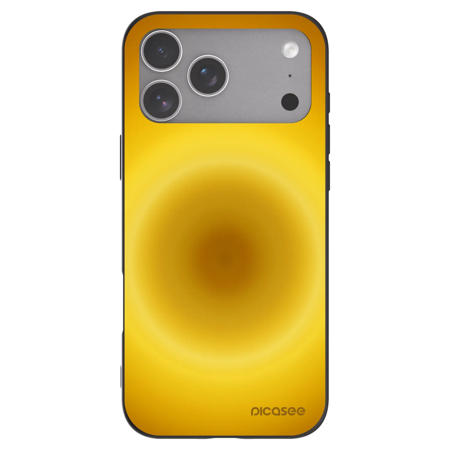 Picasee Μαύρη θήκη σιλικόνης για Apple iPhone 18 Pro Max - Solar Pulse