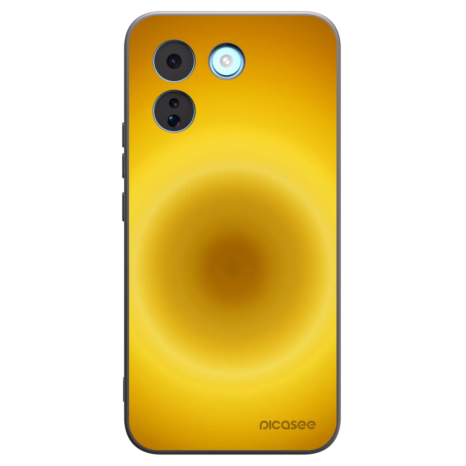 Picasee Μαύρη θήκη σιλικόνης για Xiaomi Redmi Note 17 Pro MAX 5G - Solar Pulse
