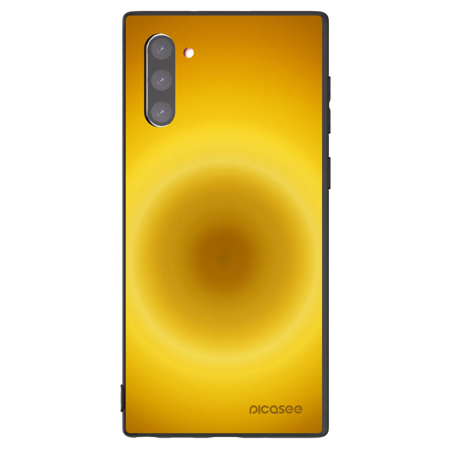 Picasee Μαύρη θήκη σιλικόνης για Samsung Galaxy Note 10 N970F - Solar Pulse