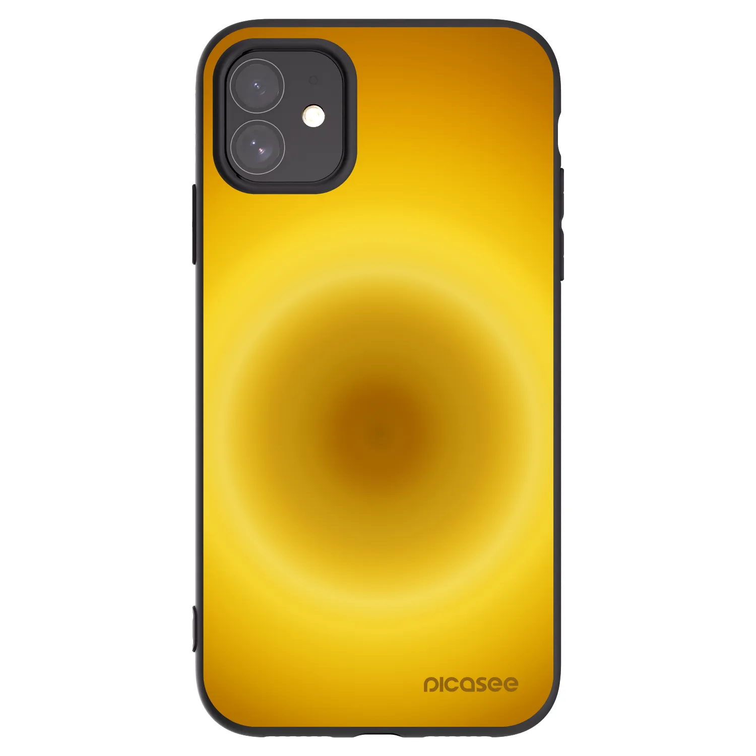 Picasee Μαύρη θήκη σιλικόνης για Apple iPhone 11 - Solar Pulse