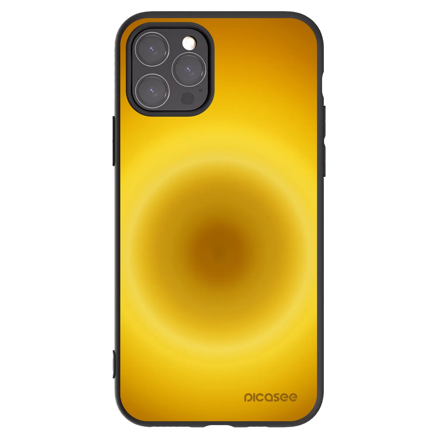Picasee Μαύρη θήκη σιλικόνης για Apple iPhone 11 Pro - Solar Pulse