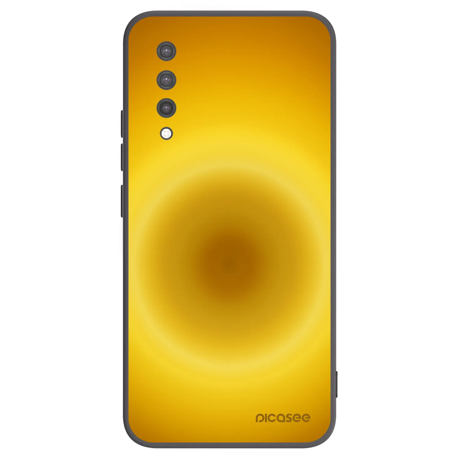 Picasee Μαύρη θήκη σιλικόνης για Xiaomi Mi 9 Lite - Solar Pulse