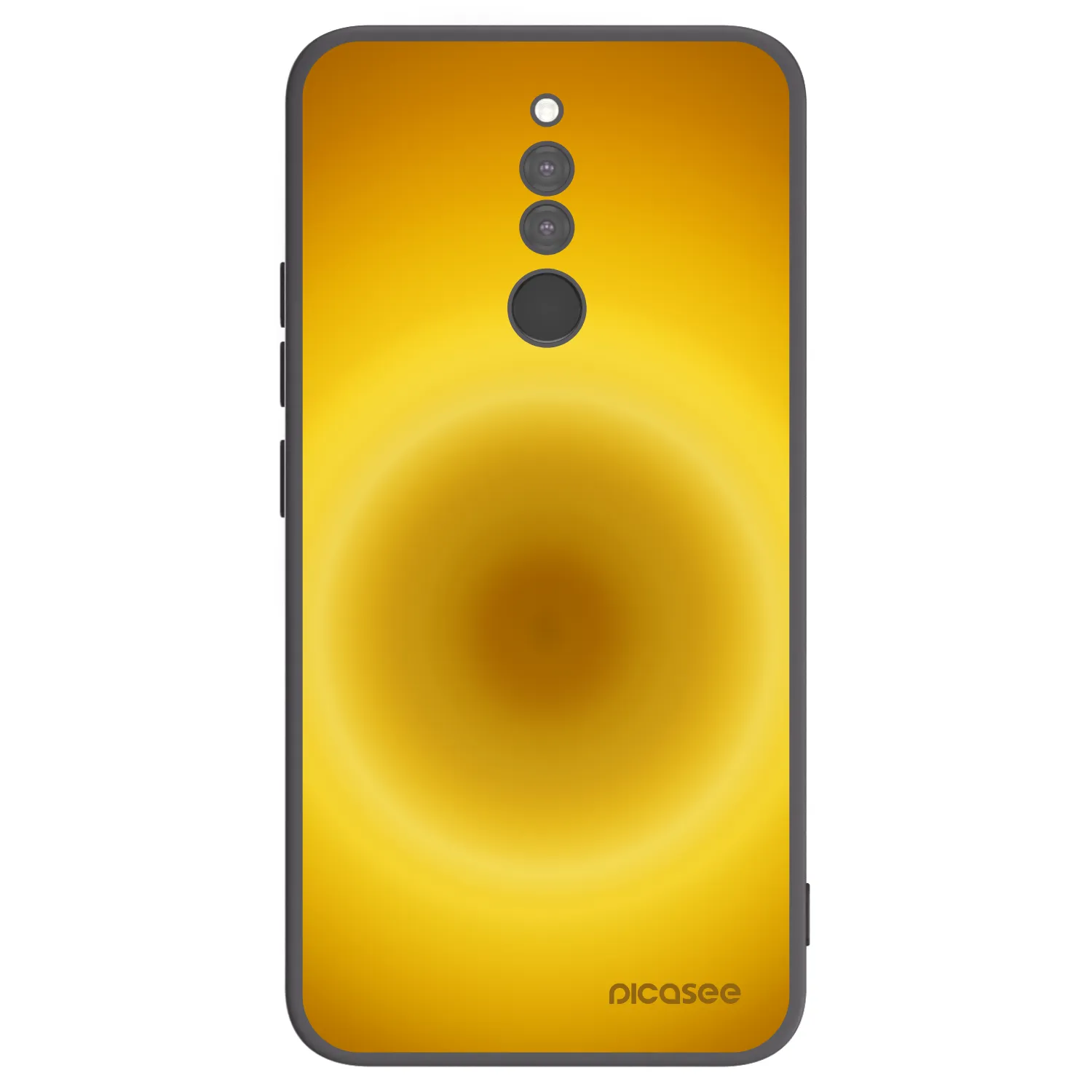 Picasee Μαύρη θήκη σιλικόνης για Xiaomi Redmi 8 - Solar Pulse