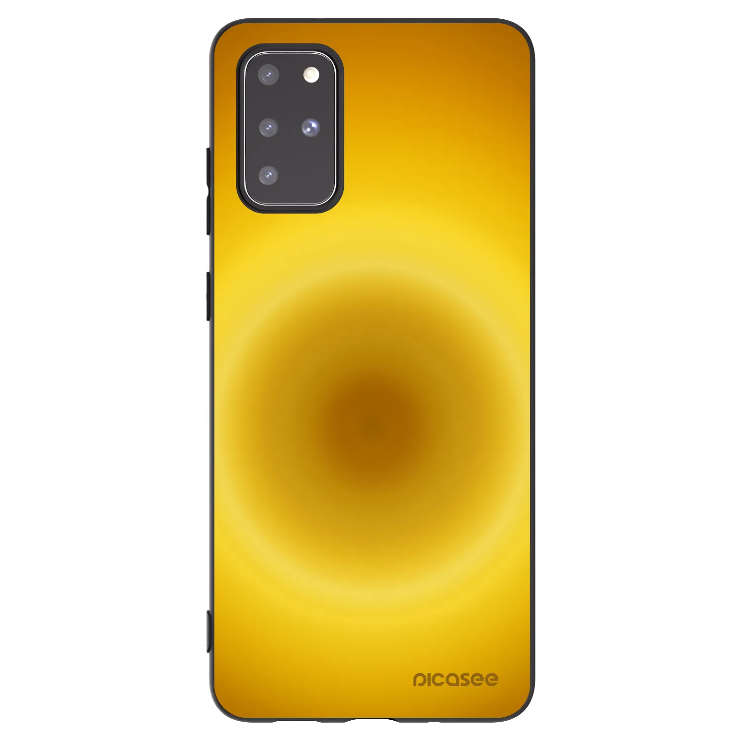Picasee Μαύρη θήκη σιλικόνης για Samsung Galaxy S20+ G985F - Solar Pulse