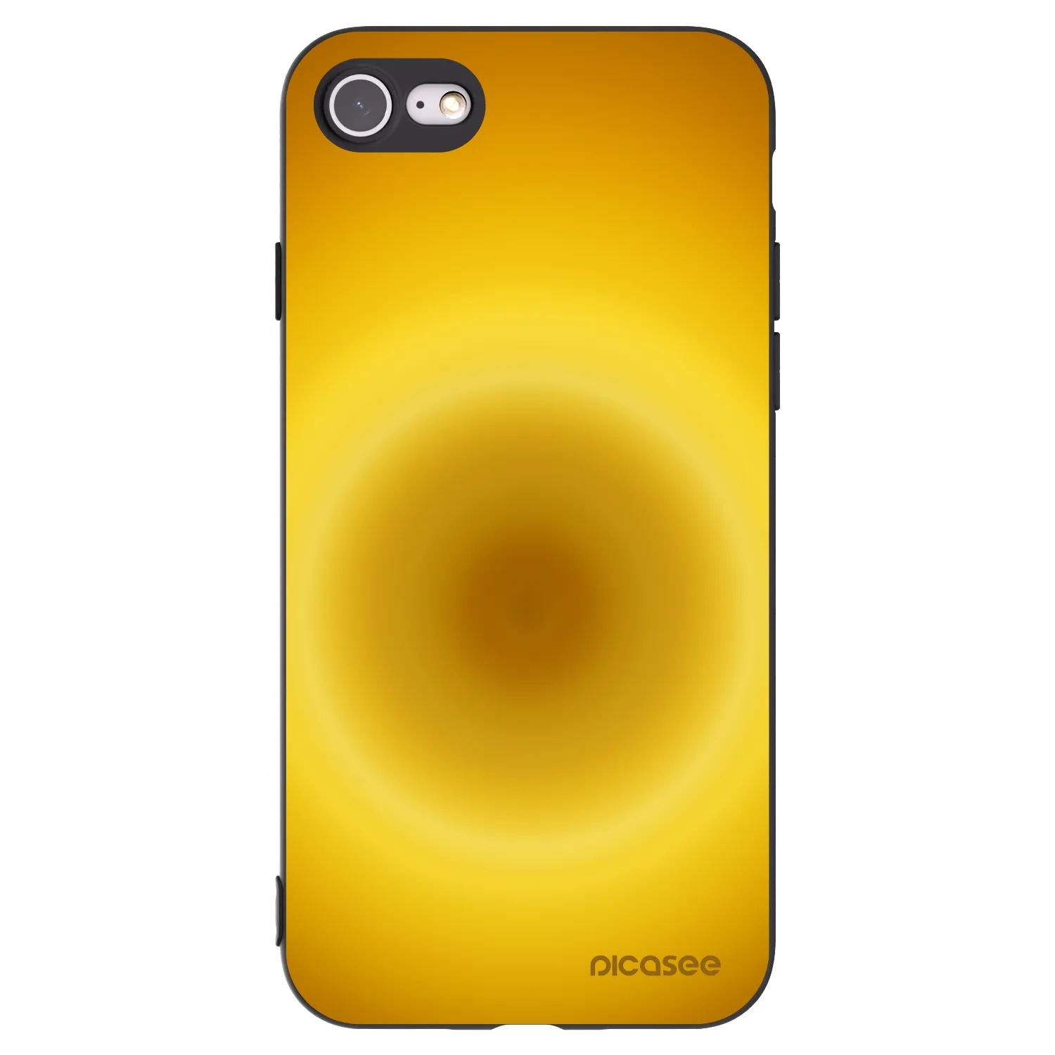 Picasee Μαύρη θήκη σιλικόνης για Apple iPhone SE 2020 - Solar Pulse